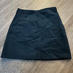 Miami blue corduroy skirt
